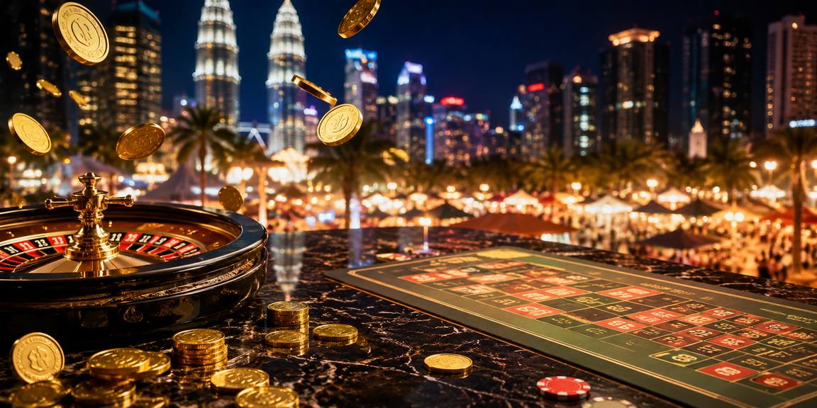 Meja Baccarat, Roulette dan Blackjack dengan Dealer Nyata